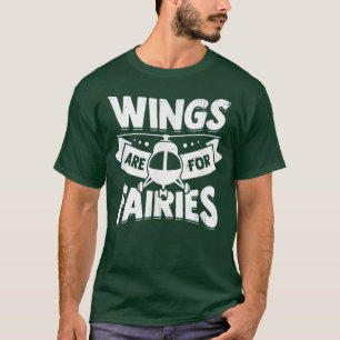 Flügel sind für Feen Design für einen Hubschrauber T-Shirt