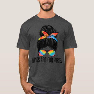Flügel sind für Feen Hubschrauber Lustiger Spruch T-Shirt