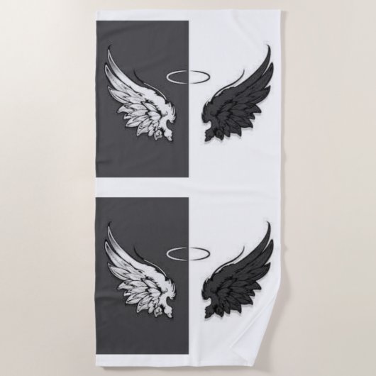 Flügel Strandtuch (Vorderseite)