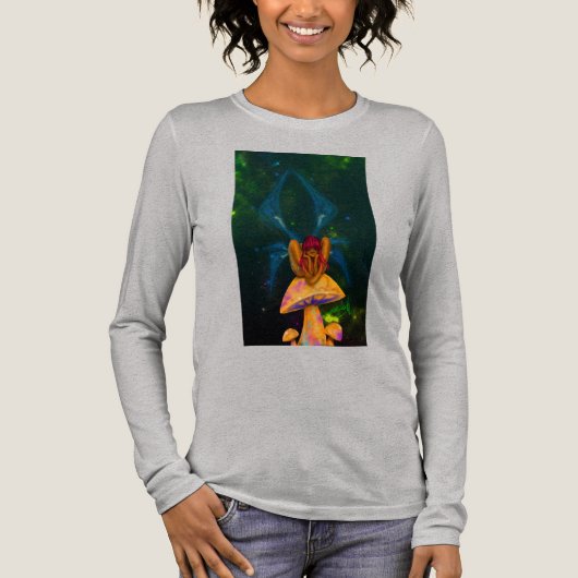 Flügel Tri-Blend Shirt (Vorderseite)