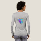 Flügel Tri-Blend Shirt (Voller Rückseite)