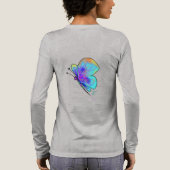 Flügel Tri-Blend Shirt (Rückseite)