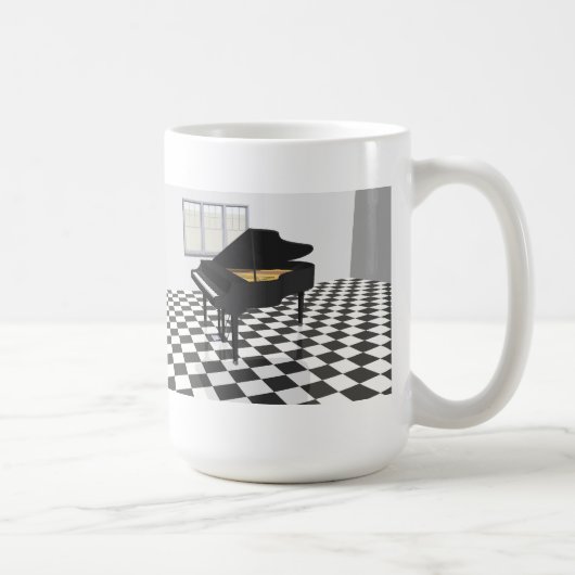 Flügel u. Fliesenboden: Modell 3D: Kaffeetasse (Rechts)