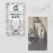 Flügel u. Frieden Visitenkarte (Vorne/Hinten)