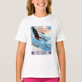 Flügel über Amerika -- Fliegerkorps T-Shirt