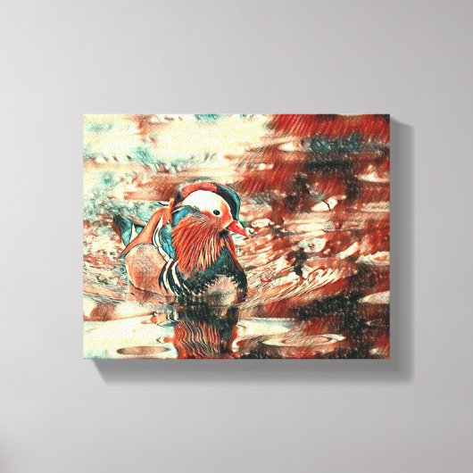 Flügel über der Dock: Eine Friedliche Flucht" Dies Leinwanddruck (Vorderseite)