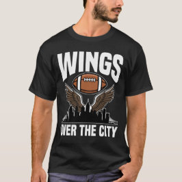 FLÜGEL ÜBER DER STADT - PHILADELPHIA FOOTBALL T-Shirt