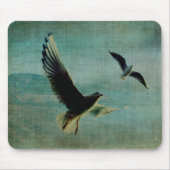 Flügel über der Welt Mousepad (Vorne)