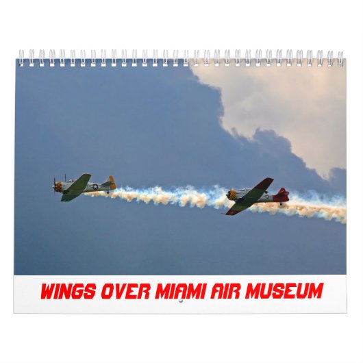 Flügel über Miami-Luft-Museums-Kalender Kalender (Titelbild)