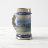 Flügel über Wasser | Bierglas (Vorderseite Links)