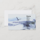Flügel über Wasser | Wasserfarbe Visitenkarte (Vorne/Hinten)