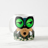 Flügel und Kaffee: Ein Traum für einen Birdwatcher Kaffeetasse (Vorderseite Links)