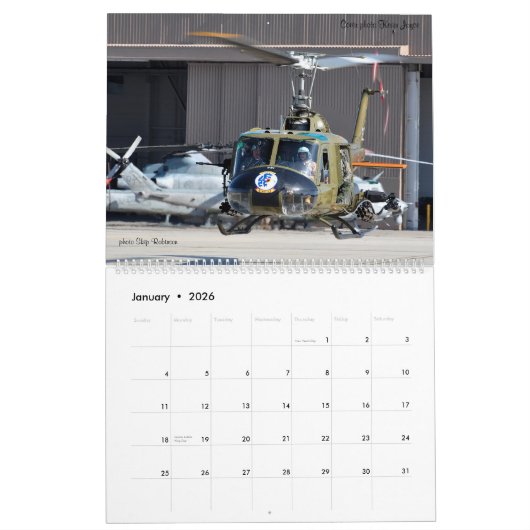 Flügel-und Rotor-Luft-Museum Kalender (Jan 2026)