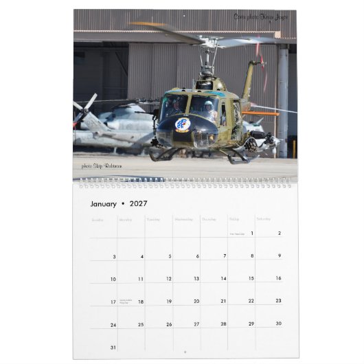 Flügel-und Rotor-Luft-Museum Kalender (Jan 2027)
