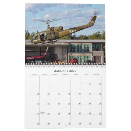 Flügel-und Rotor-Luft-Museum Kalender (Jan 2027)