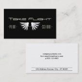 Flügel Visitenkarte (Vorne/Hinten)