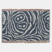 Flügel von Echo Ink Blue Driftwood Grau Decke (Vorderseite)