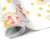 Flügel von Engeln Geschenkpapier (Rolleneckpunkt)