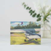 Flügel werden Gewartet Postkarte (Stehend Vorderseite)