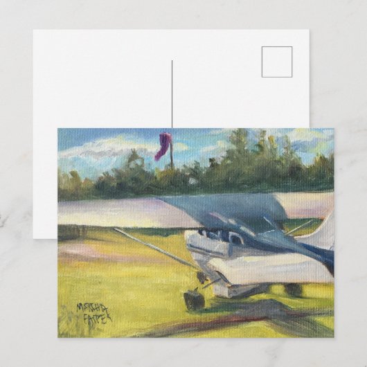 Flügel werden Gewartet Postkarte (Vorne/Hinten)