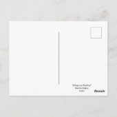 Flügel werden Gewartet Postkarte (Rückseite)