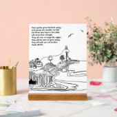 Flügel wie Adler Christliche Inspiration Acrylschild (Hochzeit)