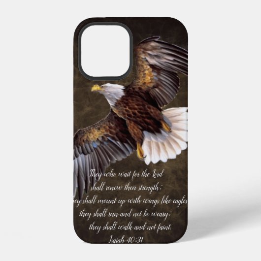 Flügel wie Adler iPhone Hülle (Rückseite)