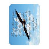 Flügel wie Adler, Isaiah 40:31 Christliche Bibel Magnet (Vertikal)