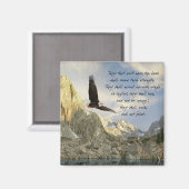 Flügel wie Adler Isaiah 40:31 Magnet (Vorderseite/Rückseite)
