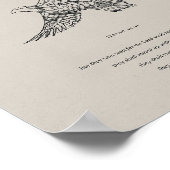 Flügel wie Adler - Isaiah 40:31 Poster (Ecke)