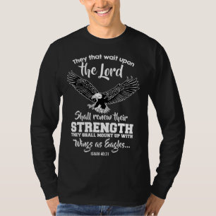 Flügel wie Adler Jesaja 4031 Christliche Bibelvers T-Shirt