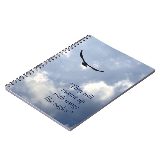 Flügel wie Eagles-Notebook Notizblock (Linke Seite)