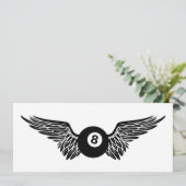 Flügelachtball Einladung (Stehend Vorderseite)