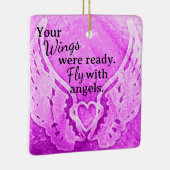 Flügelanggel-Rosa-Foto-Gedenkstätte Keramikornament (Rechts)