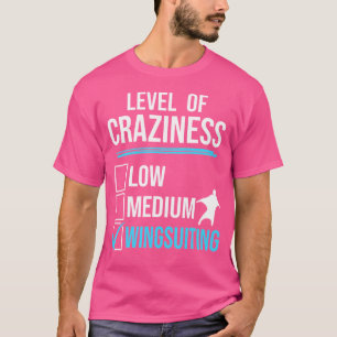 Flügelanzug Fliegengrad Rasiertigkeit Wingsuiting T-Shirt