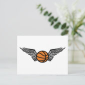Flügelball Postkarte (Stehend Vorderseite)