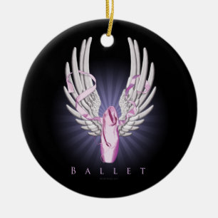 Flügelballett (Tanz) Keramik Ornament