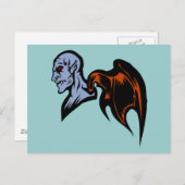Flügeldämon Postkarte (Vorne/Hinten)