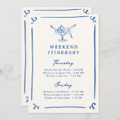 Flügeldrache Einladung (Vorne/Hinten)