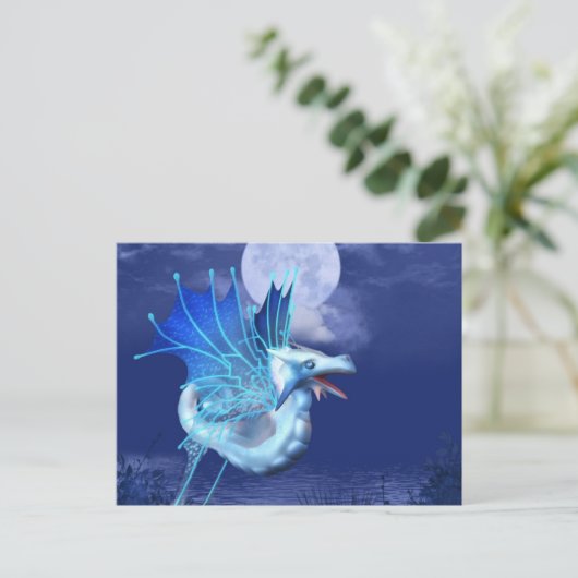 Flügeldrache Postkarte (Stehend Vorderseite)