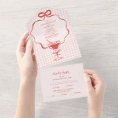 Flügeldrachen All In One Einladung (Abreißen)