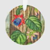 Flügeldrachen-Passion-Blume-Tempel der Flora - Wei Ornament (Vorderseite)