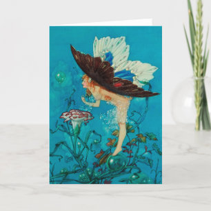 Flügeldrachen von Harold Gaze - Vintag Dankeskarte