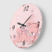 Flügeldrachenhalterung Große Wanduhr (Winkel)