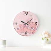 Flügeldrachenhalterung Große Wanduhr (Zuhause)