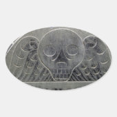 Flügeldrachenkleber Ovaler Aufkleber (Vorderseite)