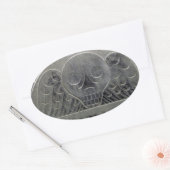 Flügeldrachenkleber Ovaler Aufkleber (Umschlag)