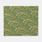 Flügeldrachenleder Fleecedecke (Vorderseite (Horizontal))