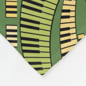 Flügeldrachenleder Fleecedecke (Ecke)