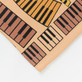 Flügeldrachenleder Fleecedecke (Ecke)